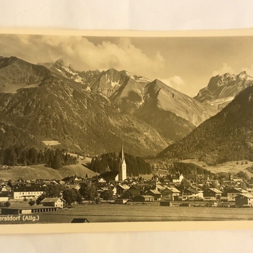 Ansichtskarte Allgäu, Oberstdorf, Tiefenbach, Bayern (110222bw)