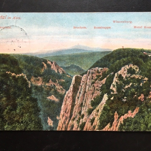 Bodetal im Harz - Hexentanzplatz - Brocken - Mittelgebirge Harz 140443 TH