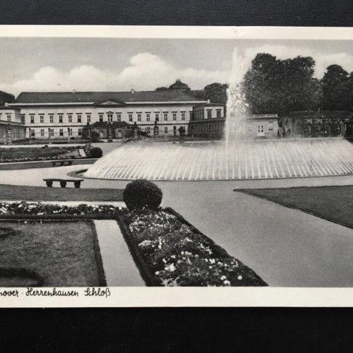 Hannover-Herrenhausen - Schloss - Springbrunnen 140456 TH