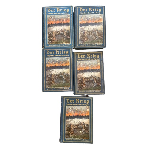 3225 DER KRIEG: ILLUSTRIERTE CHRONIK DES KRIEGES HC +Abb 5 Bde