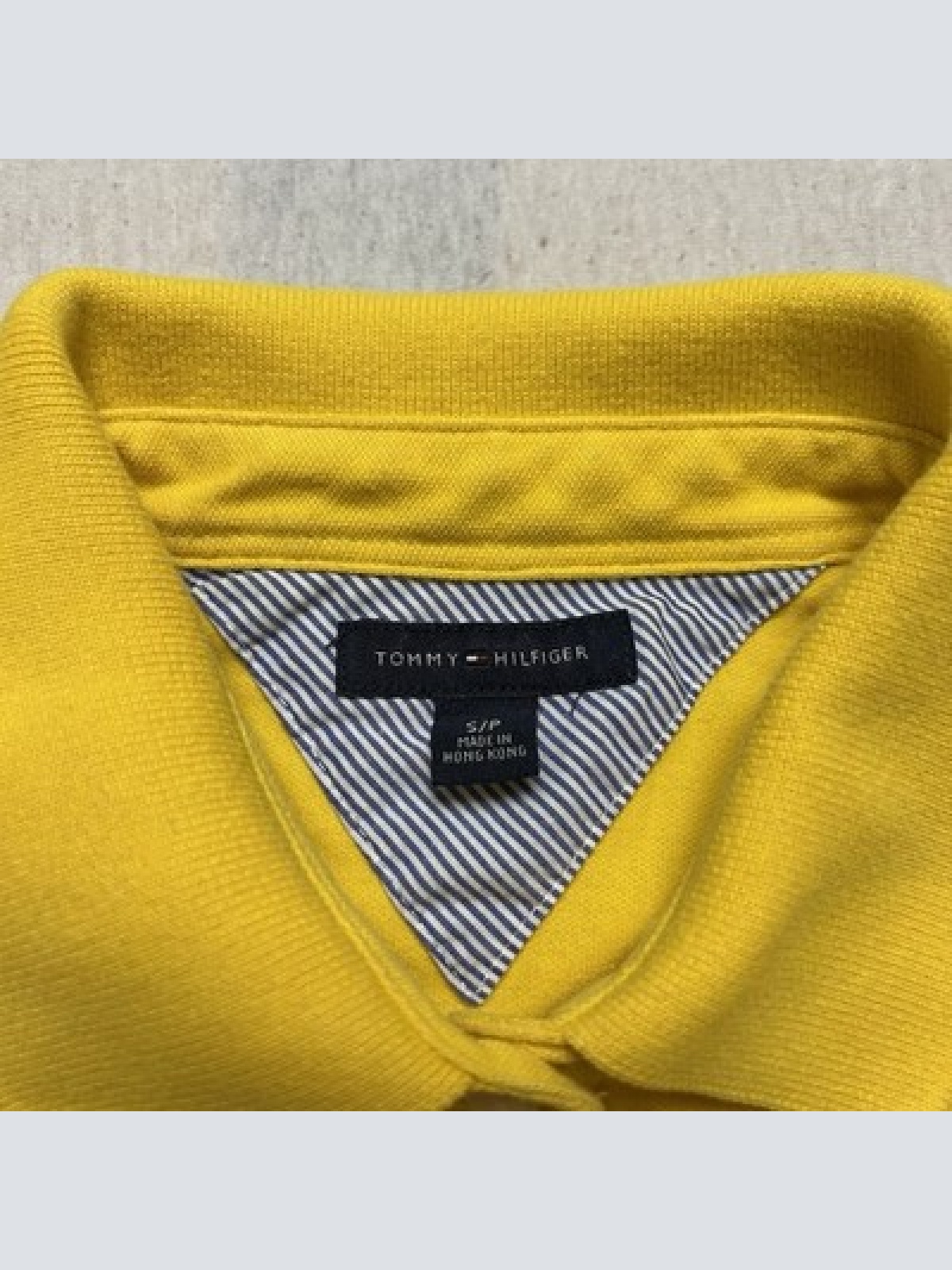 Tommy Hilfiger Polo Shirt Gelb Damen Größe S Maße auf den Fotos Top Zustand