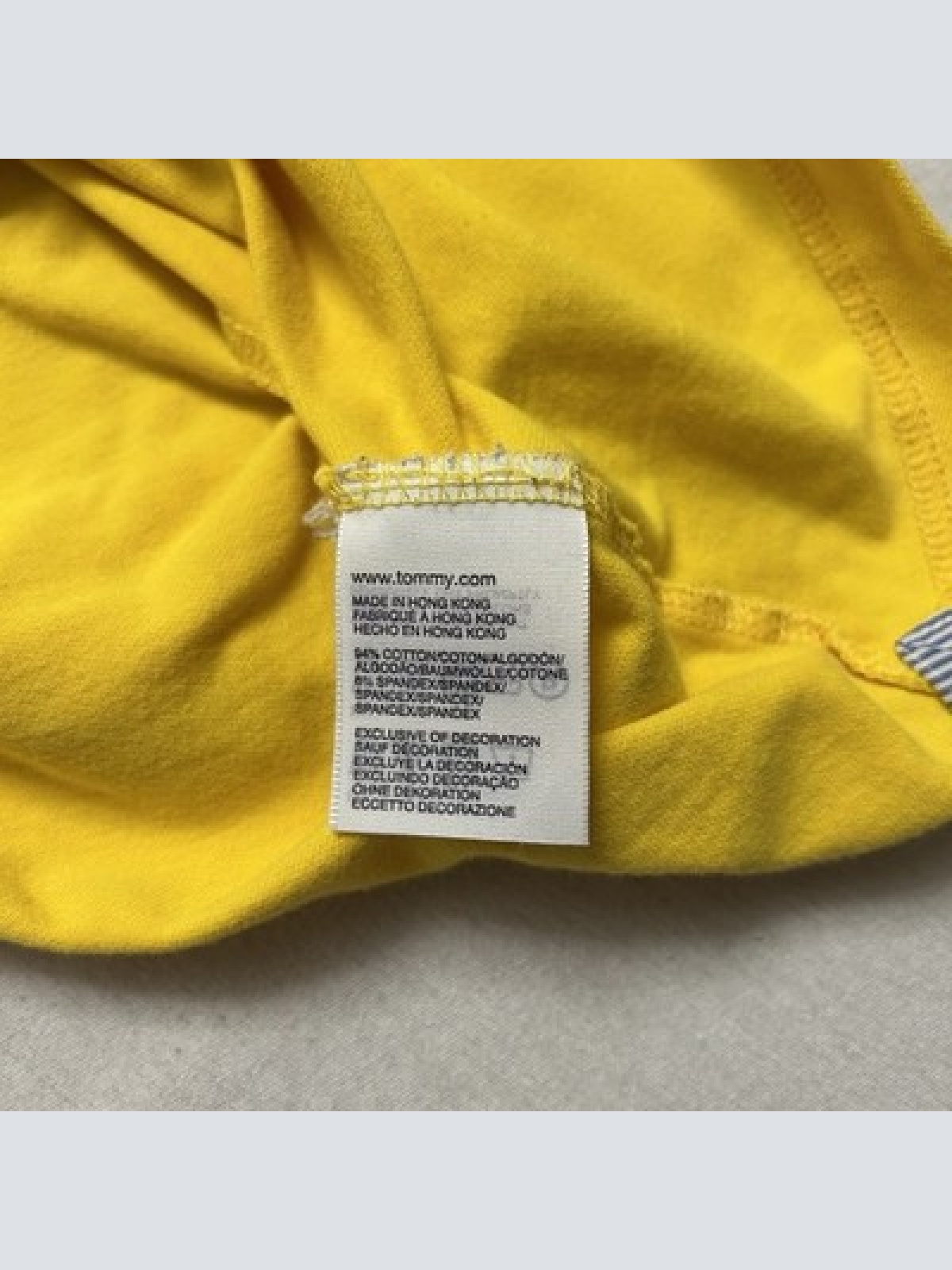 Tommy Hilfiger Polo Shirt Gelb Damen Größe S Maße auf den Fotos Top Zustand