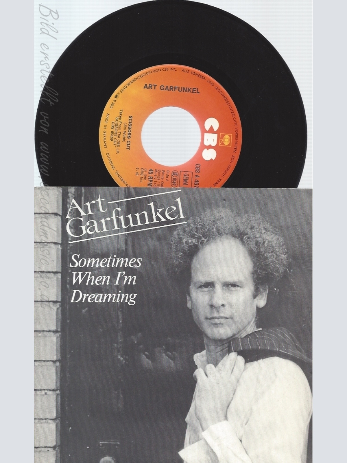 7" ART GARFUNKEL-- SOMETIMES WHEN IM DREAMING