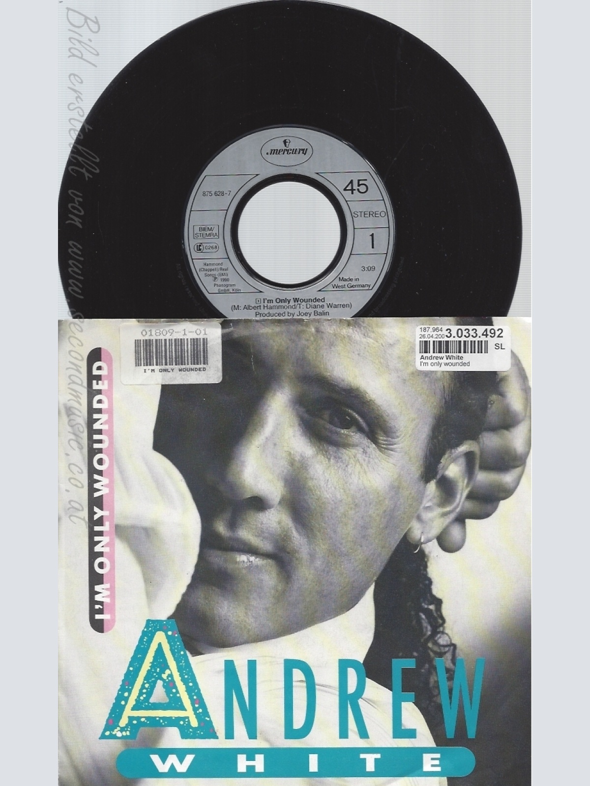 7" ANDREW WHITE-- IM ONLY WOUNDED