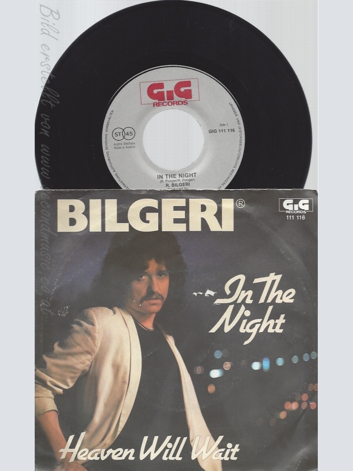 7" BILGERI -- IN THE NIGHT