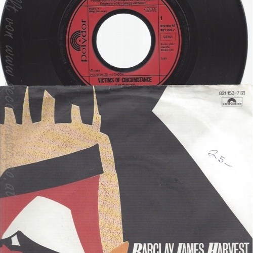 7" BARCLAY JAMES HARVEST-- VICTIMS OF CIRCUMSTANCE