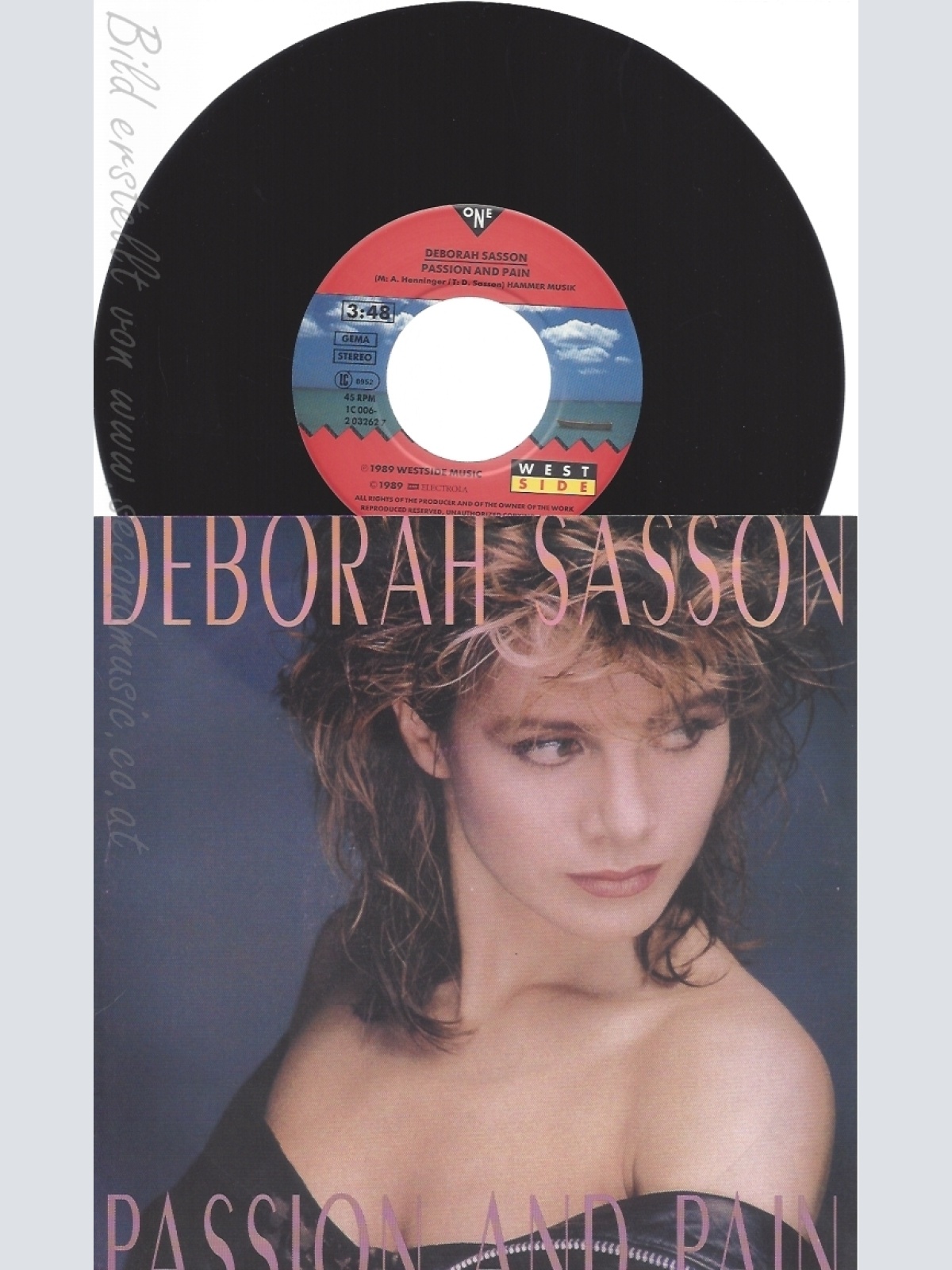 7" DEBORAH SASSON -- PASSION AND PAIN
