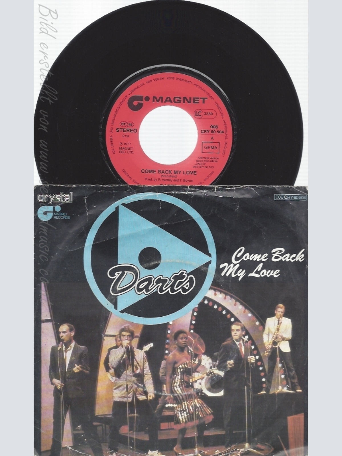 7" DARTS-- COME BACK MY LOVE