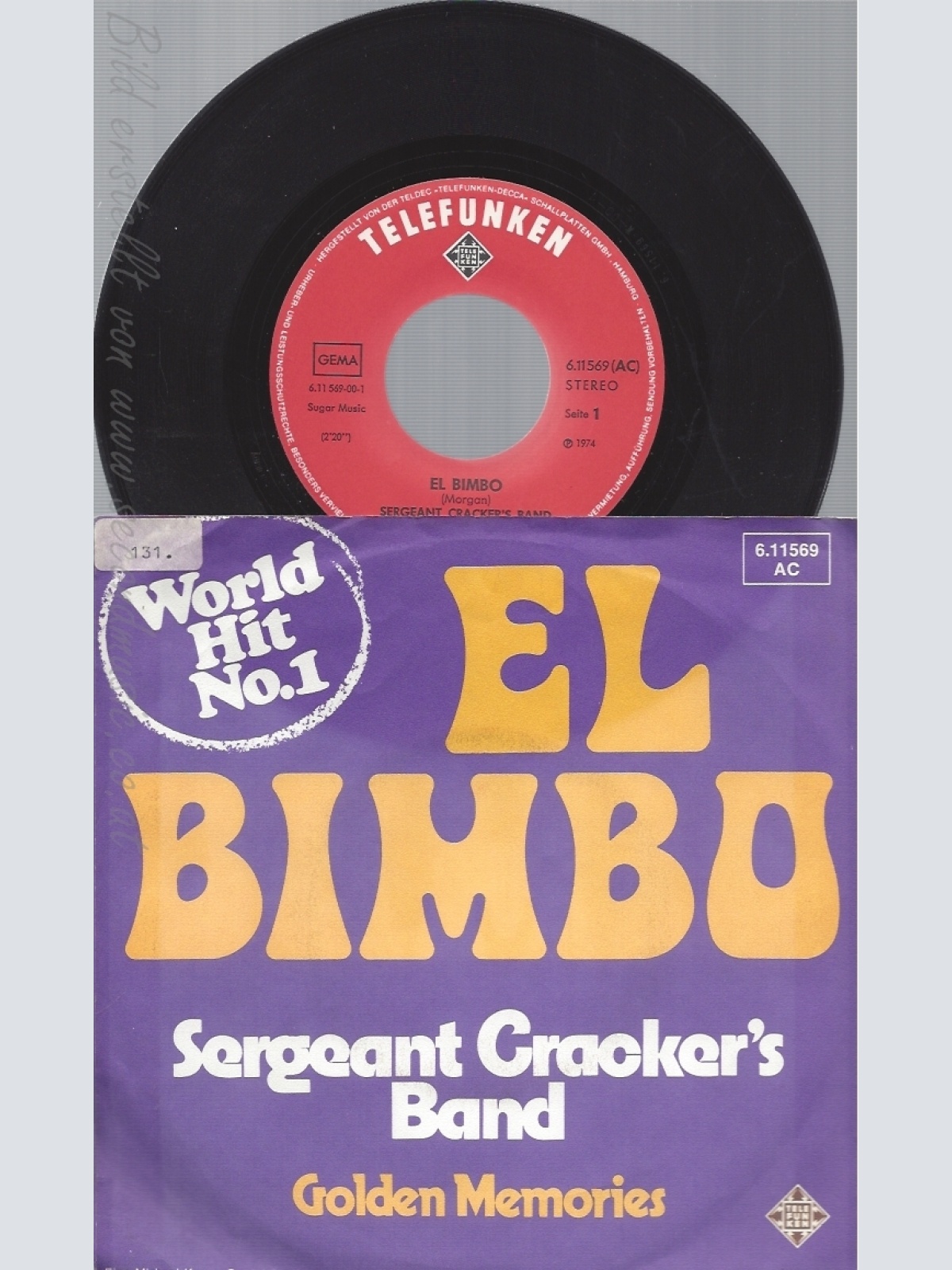 7" EL BIMBO -- SERGANT CRACKERS BAND