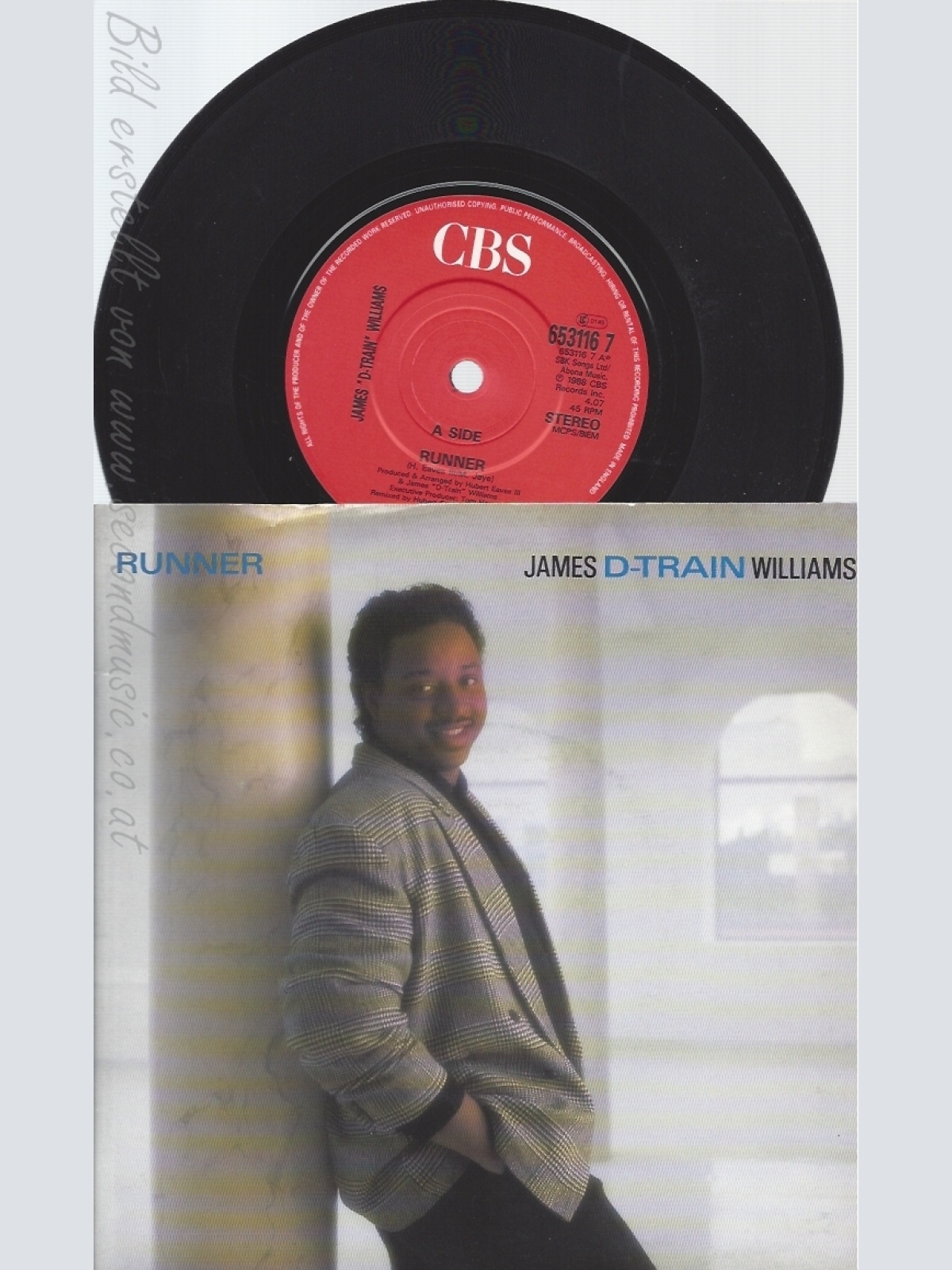 7" JAMES D TRAIN WILIAMS-- RUNNER