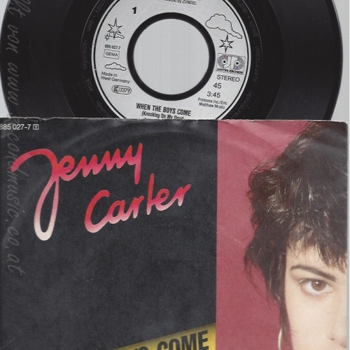 7" JENNY CARTER-- WHEN THE BOYS COME
