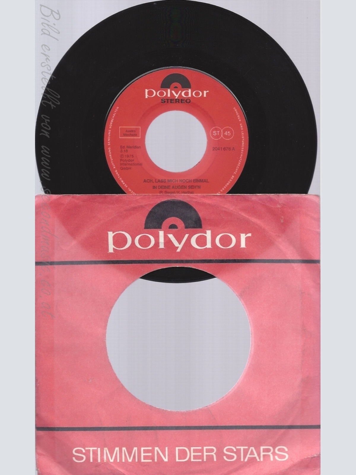 7" IREEN SHEER-- ACH LASS MICH NOCH EINMAL IN DEINE AUG