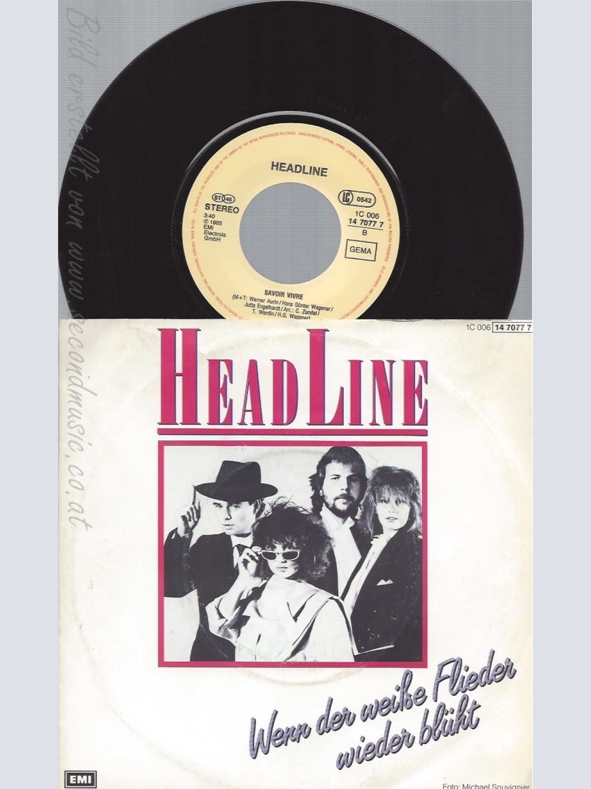 7" HEADLINE  -- WENN DER WEISSE FLIEDER WIEDER BLÜHT