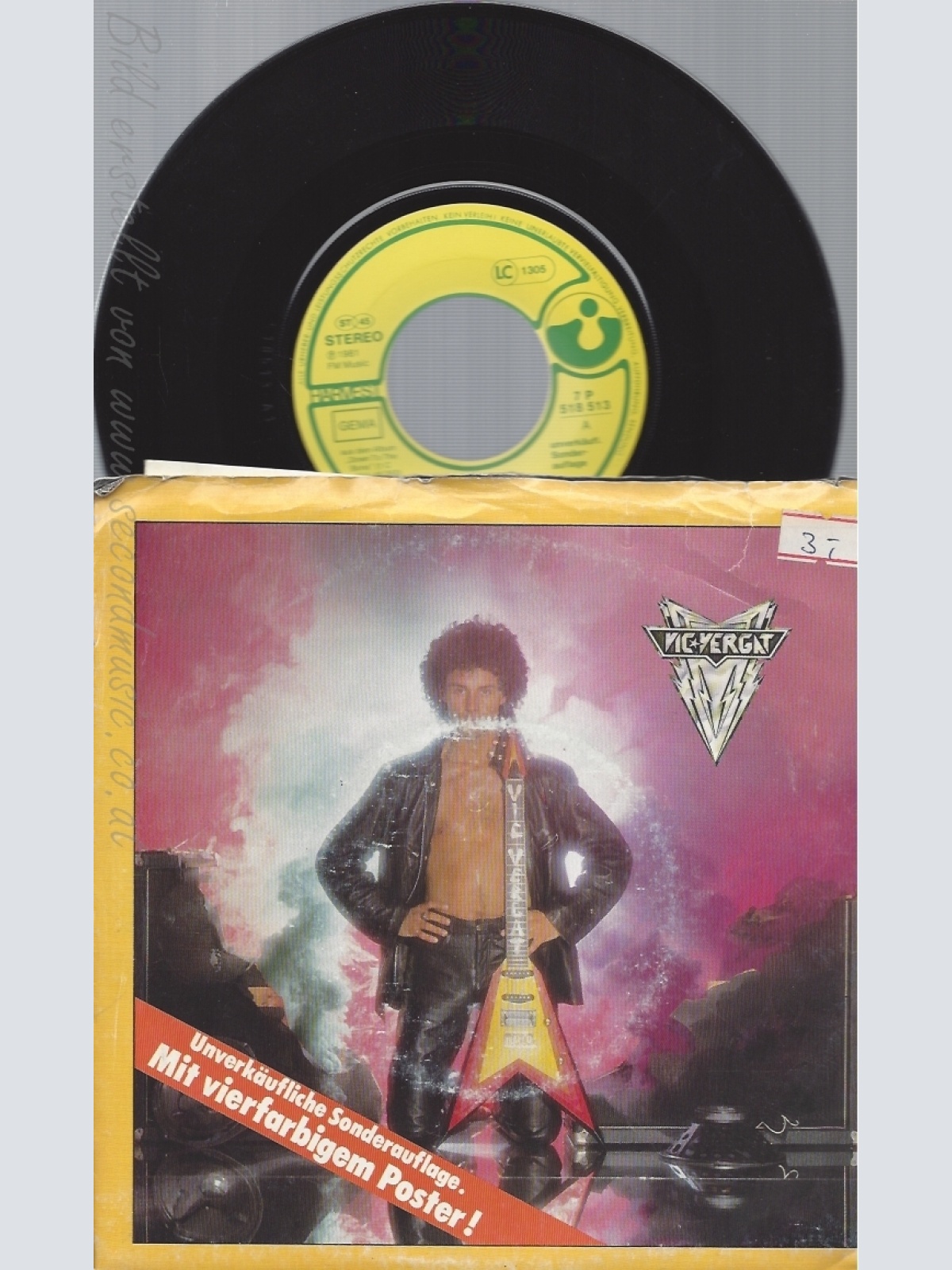 7" HERMAN RAREBELL-- MIT POSTER