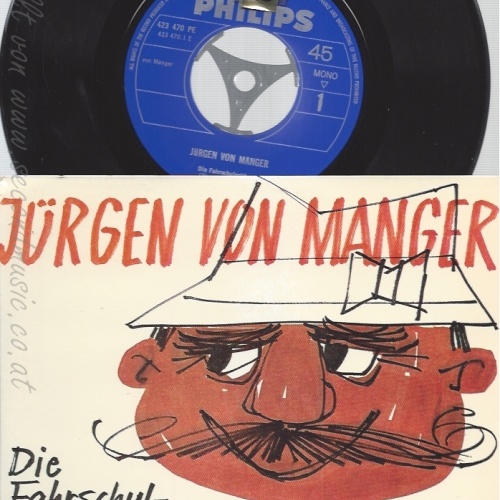 7" JÜRGEN VON MANGER-- DIE FAHRSCHULPRÜFUNG