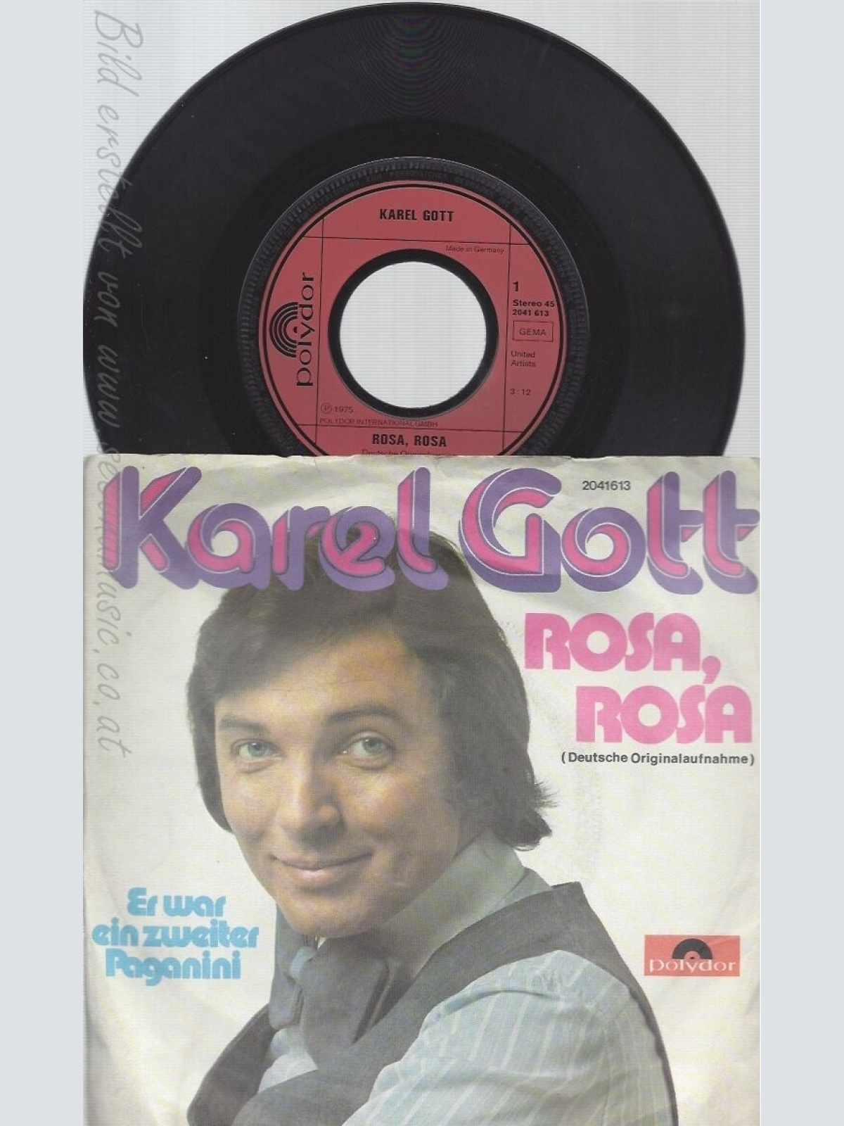 7" KAREL GOTT -- ROSA ROSA