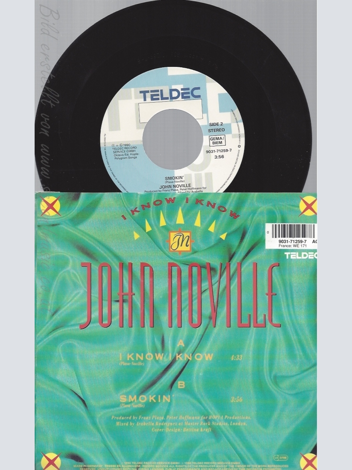 7" JOHN NOVILLE-- I KNOW