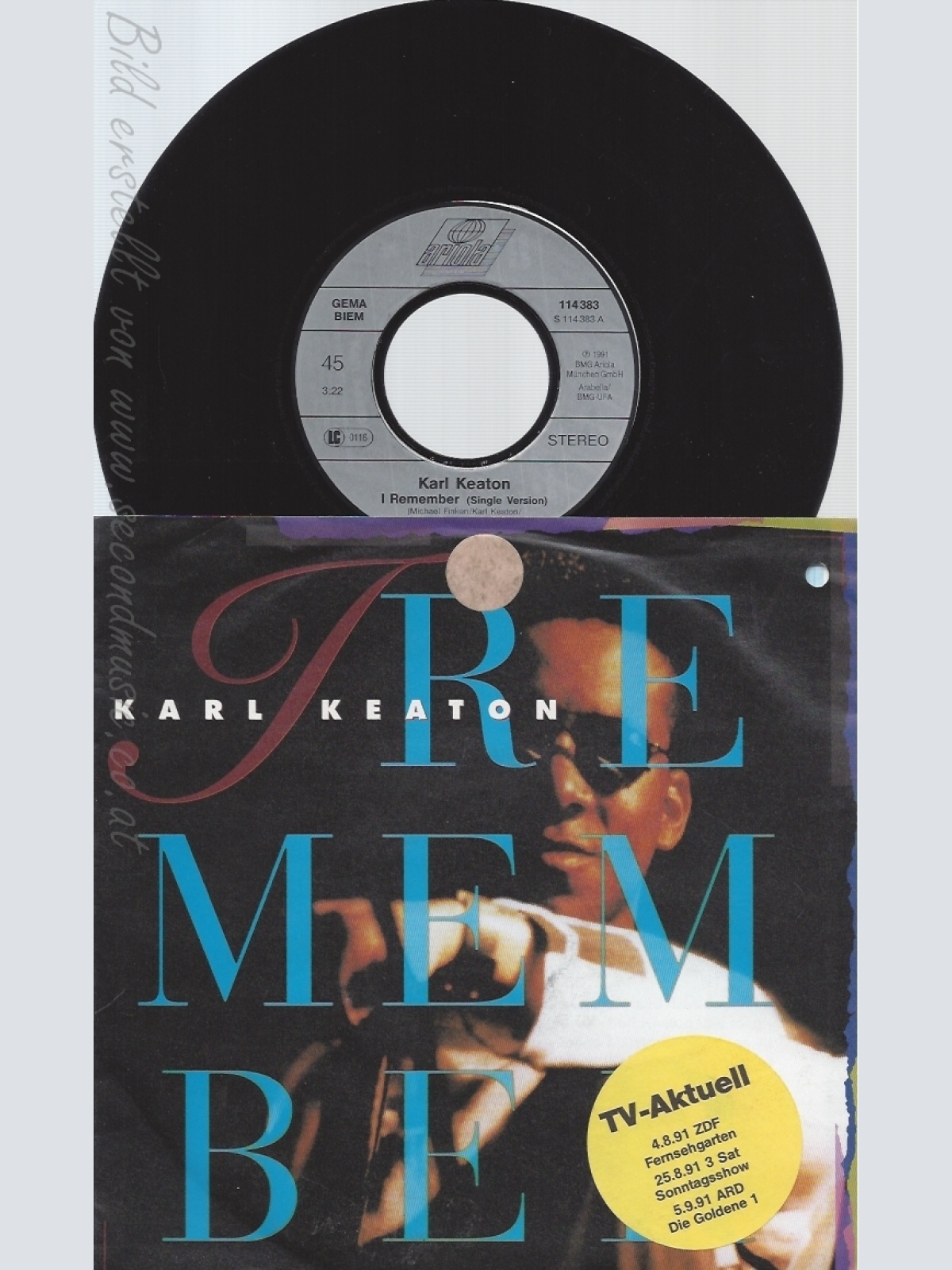 7" KARL KEATON -- BREAK AWAY