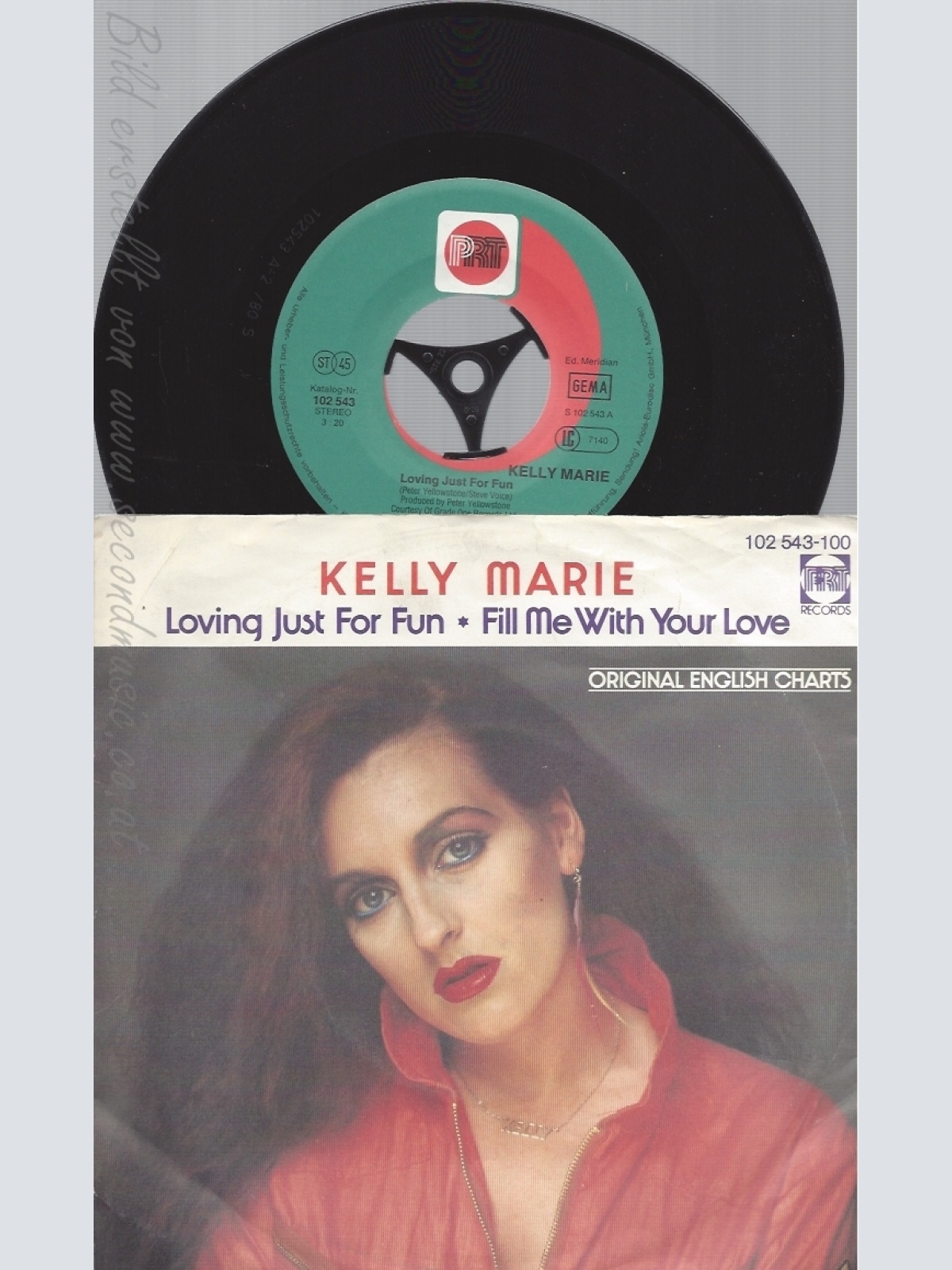 7" KELLY MARIE-- LOVING JUST FOR FUN