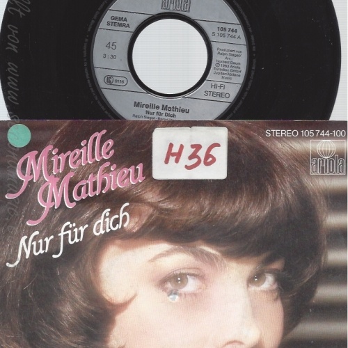 7" MIREILLE MATHIEU-- NUR FÜR DICH