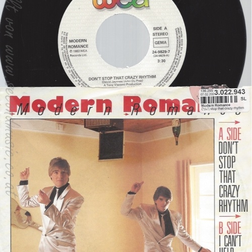 7" MODERN ROMANCE-- DONT STOP THAT CRAZY RYTHM