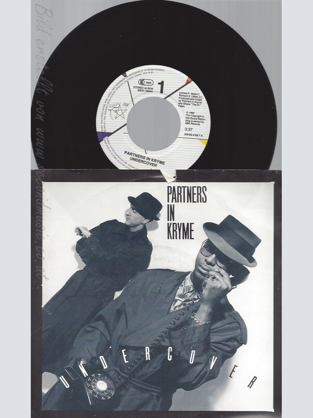 7" PARTNERS IN KRYME--UNDERCOVER