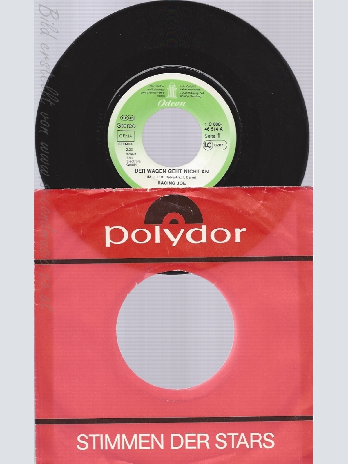 7" RACING JOE-- DER WAGEN GEHT NICHT AN