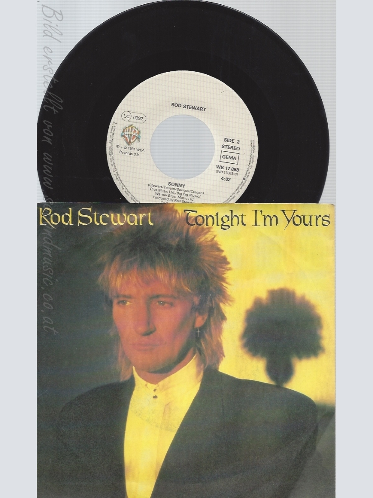 7" ROD STEWART -- TONIGHT IM YOURS