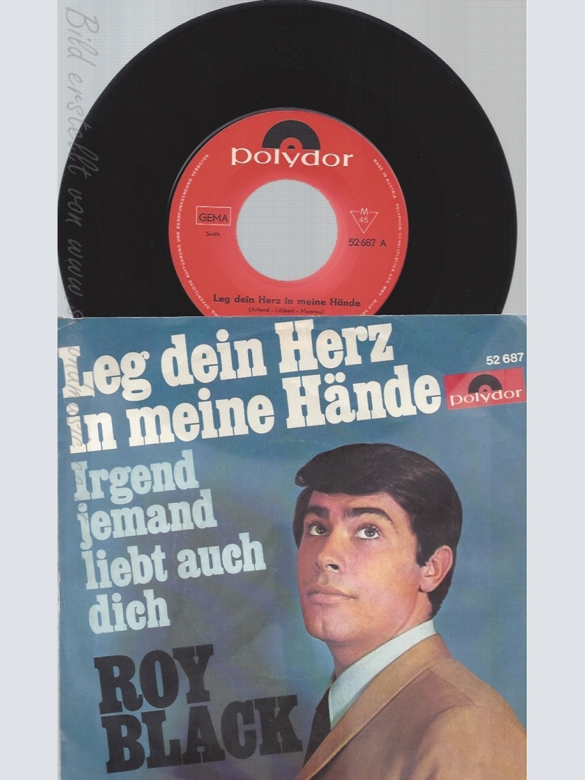 7" ROY BLACK -- LEG DEIN HERZ IIN MEINE HÄNDE