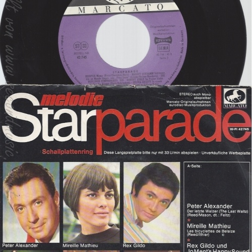 7" STAR PARADE-- GILDO-ALEXANDER-KREUDER JÜRGENS
