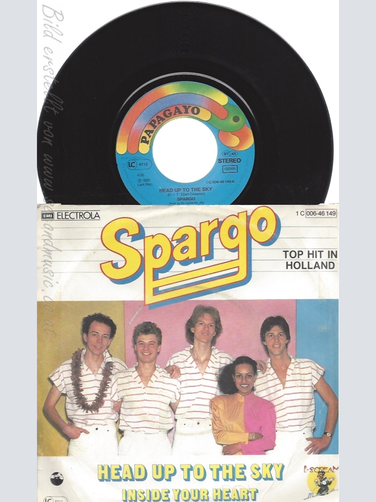 7" SPARGO-- HEAD UP TO THE SKY