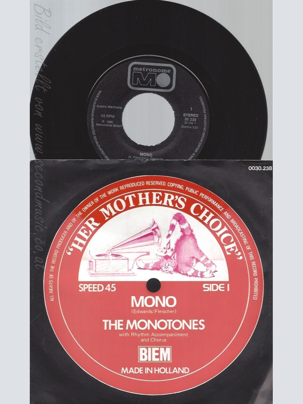 7" THE MONOTONES-- HER MOTHERS CHOICE