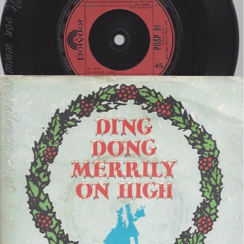 7" THE CAMBRIDGE BUSKERS-- DING DONG