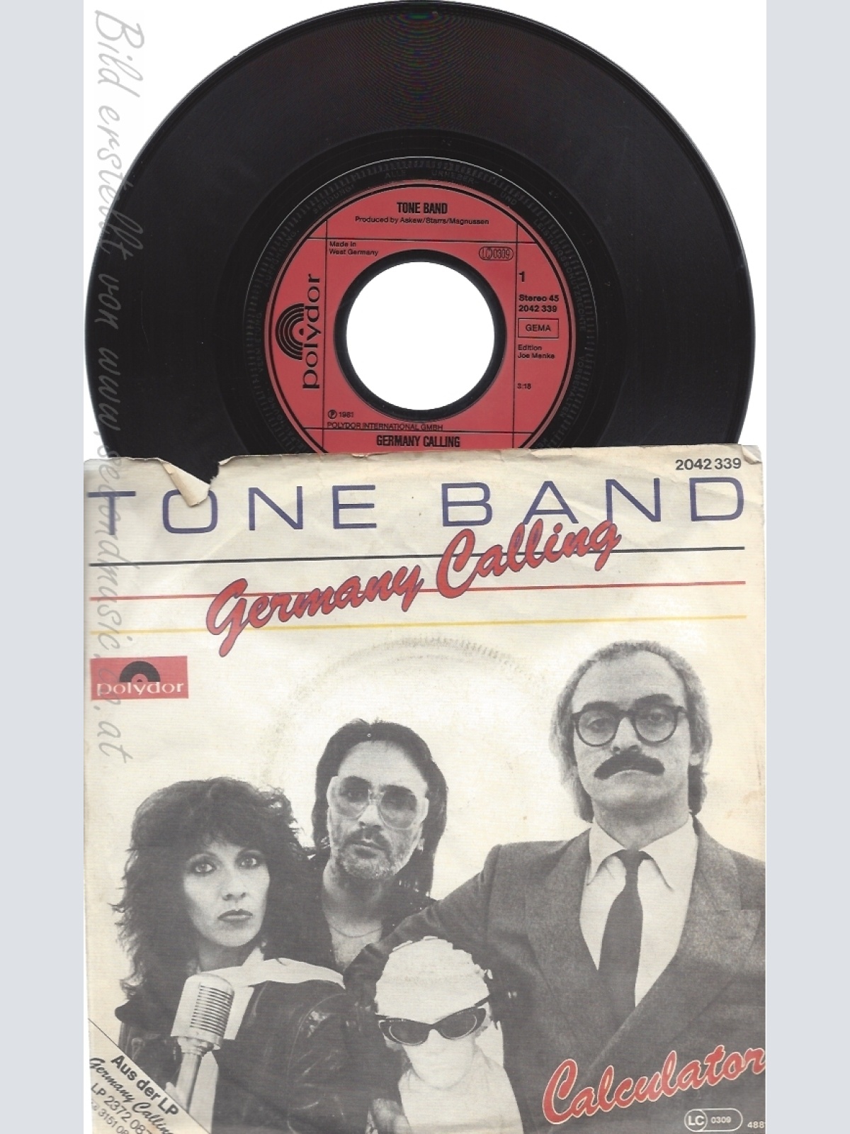 7" TONE BAND-- GERMANY CALLING