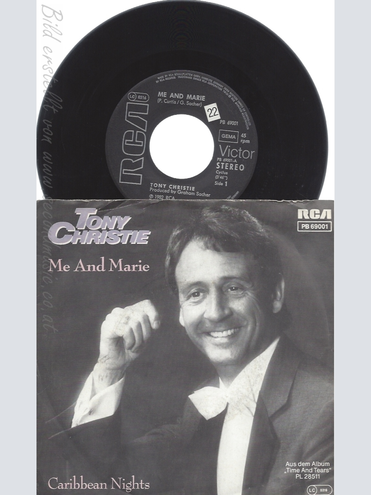 7" TONY CHRISTIE-- ME AND MARIE