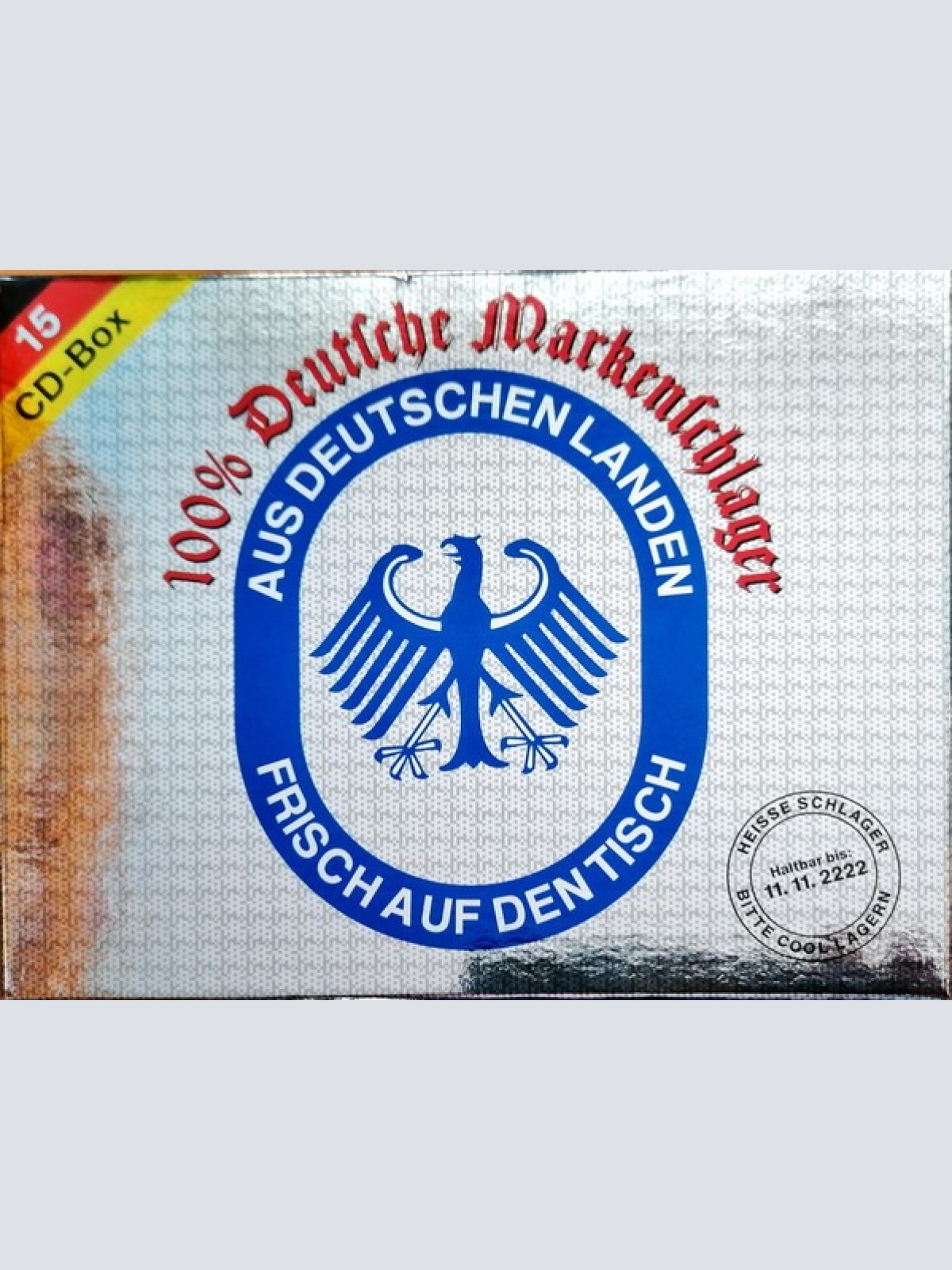 15xCD, Comp, S/Edition + Box Various - 100% Deutsche Markenschlager