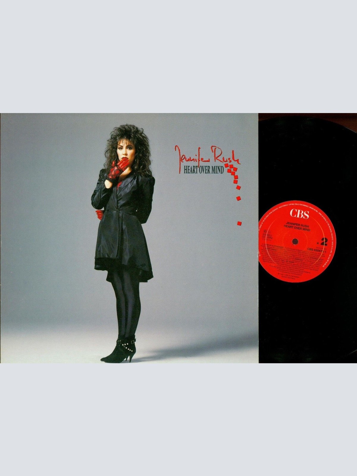 LP--JENNIFER RUSH-- HEART OVER MIND
