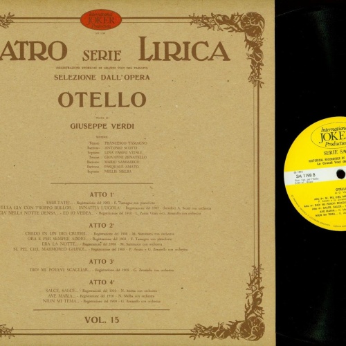 LP--OTELLO --GUISEPPE VERDI