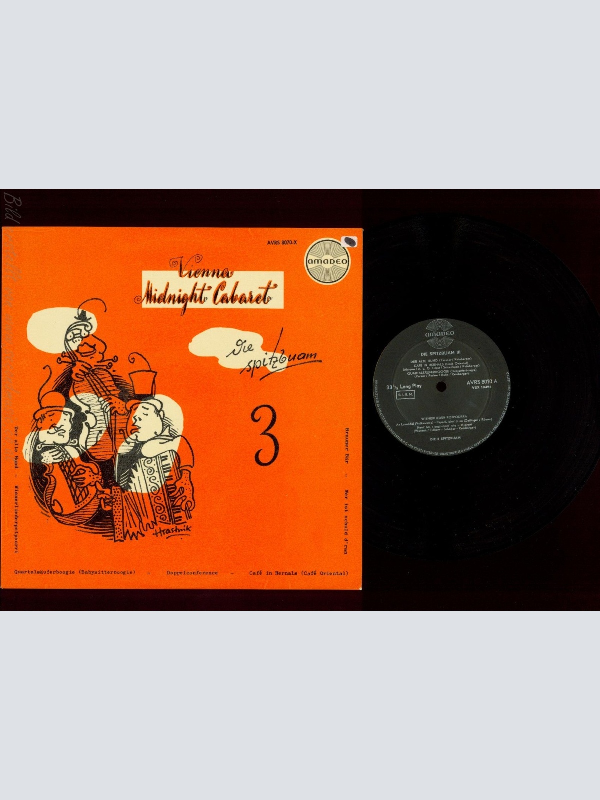 10" DIE 3 SPITZBUAM--VIENNA MIDNIGHT CABARET 3