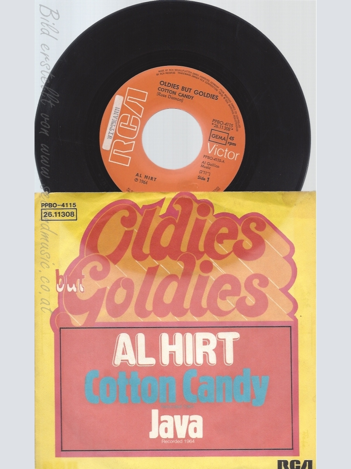 7" AL HIRT-- COTTON CANDY
