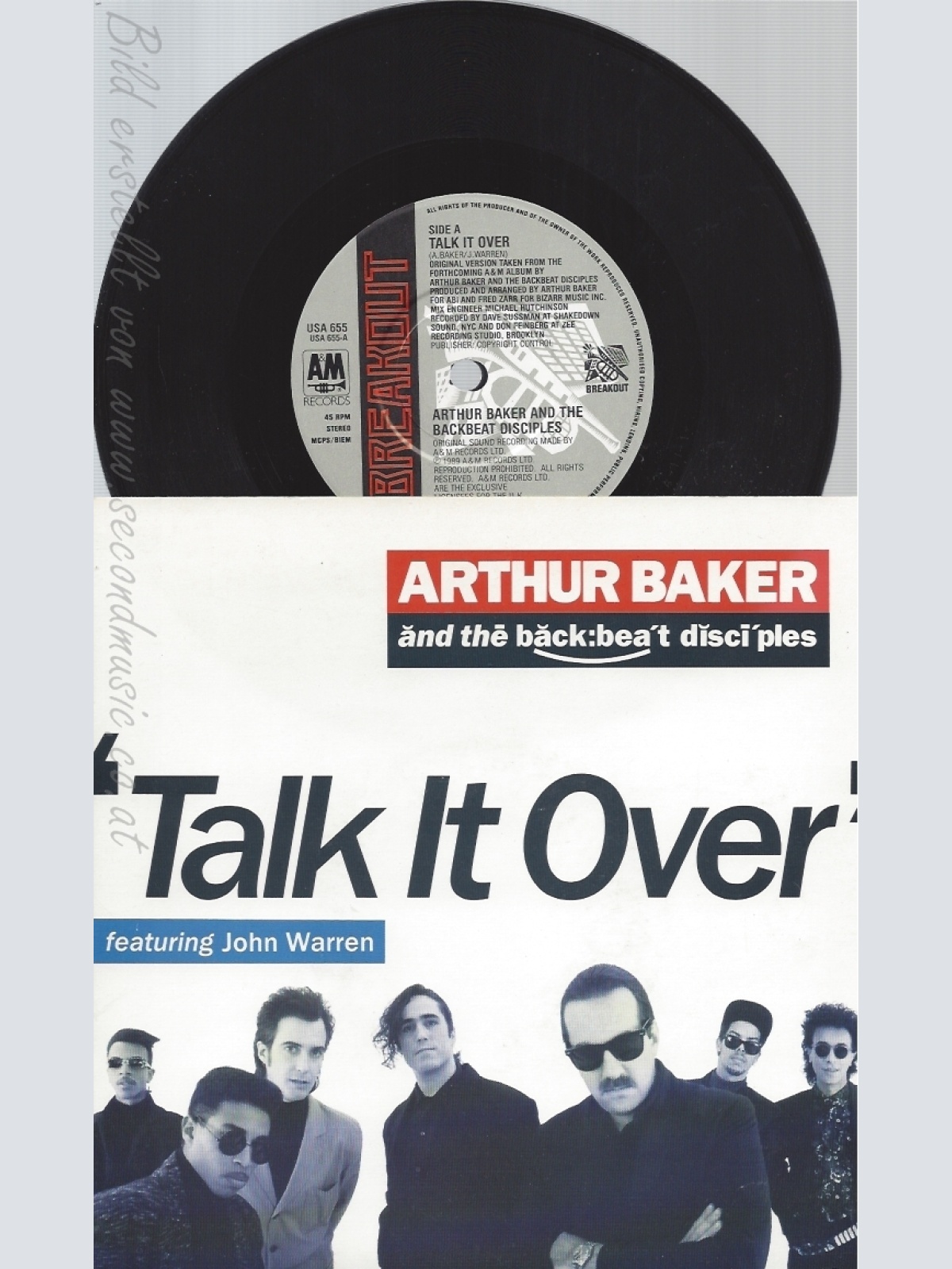 7" ARTHUR BAKER-- TALK IT  OVER