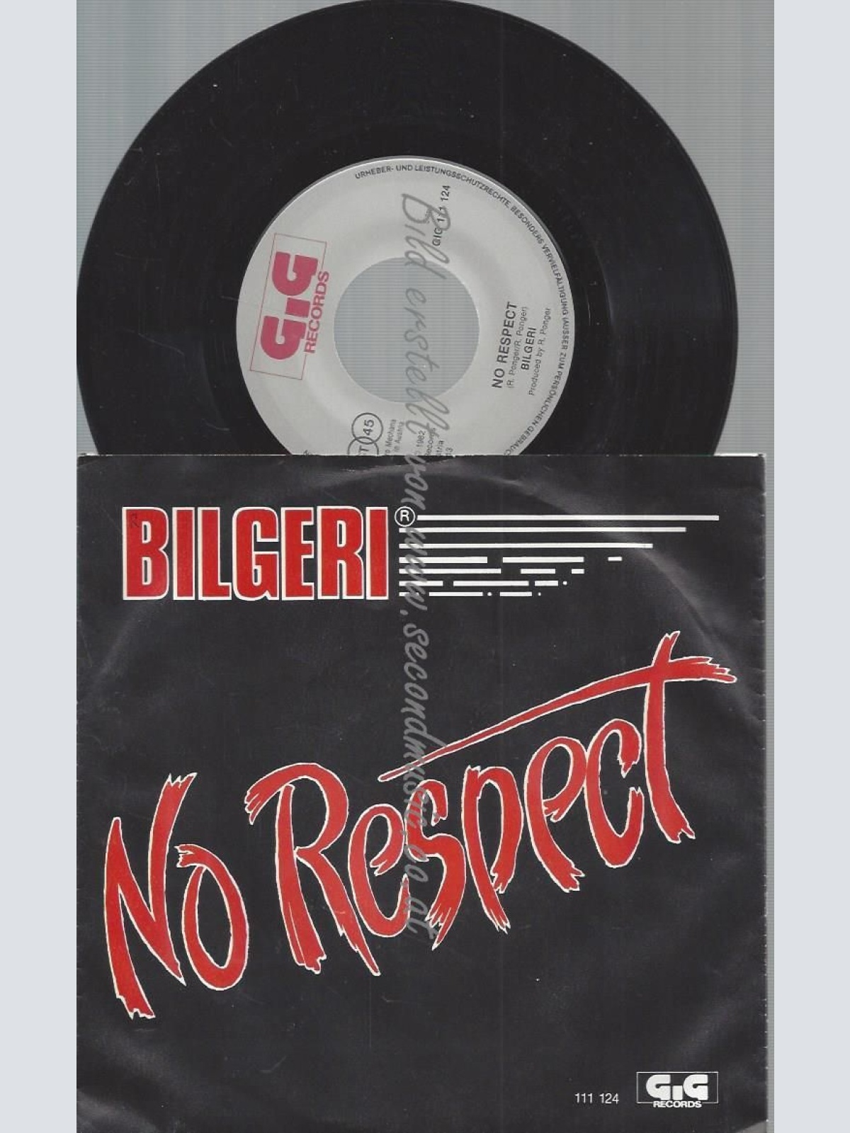 7" BILGERI -- NO RESPECT