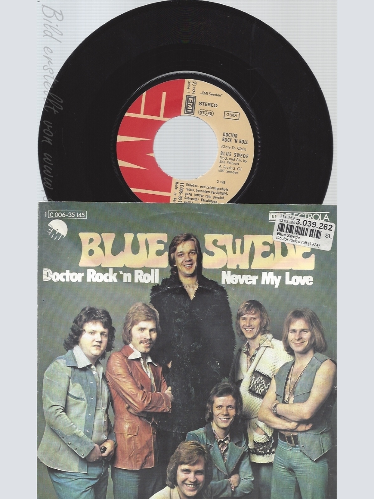 7" BLUE SWEDE-- DOCTOR ROCK N ROLL