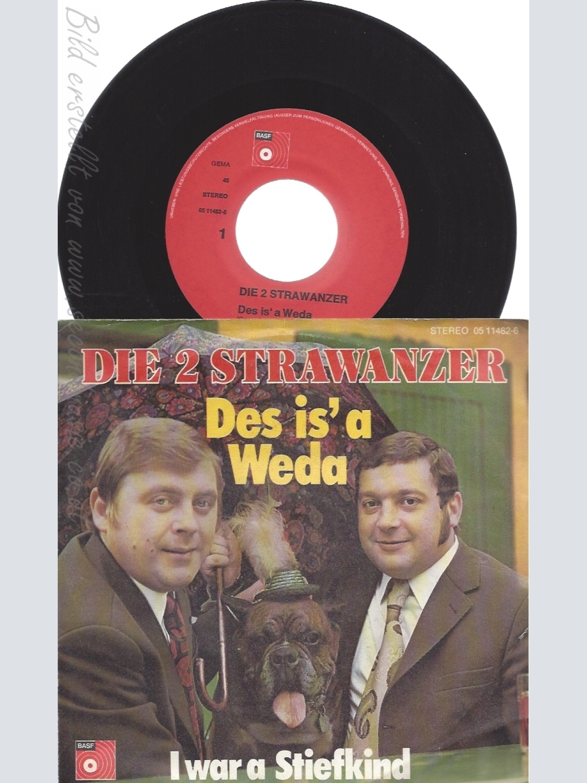 7" DIE 2 STRAWANZER -- DES IS A WEDA