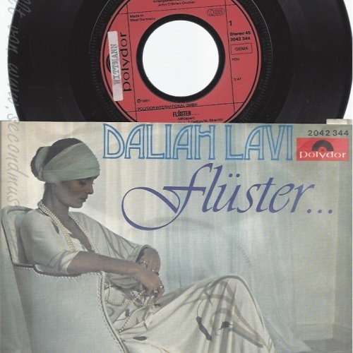 7" DALIAH LAVI -- FLÜSTER