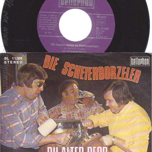 7" DIE SCHEIERBORZELER-- DU ALTER DEPP