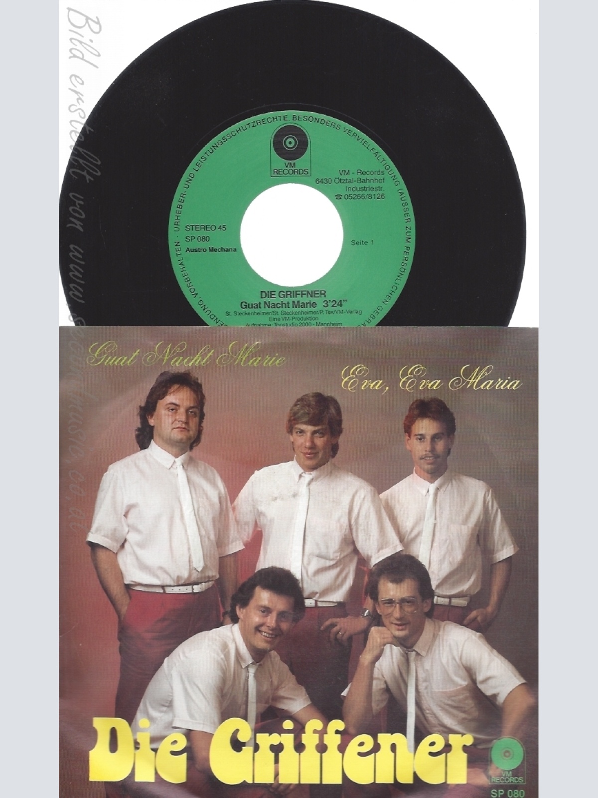 7" DIE GRIFFENER--GUAT NACHT MARIE