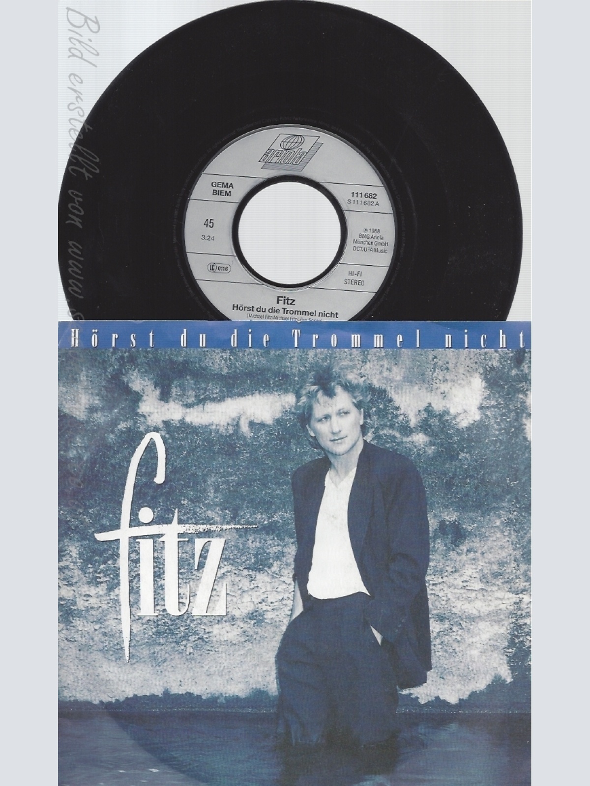 7" FITZ-- MIT BEILAGE-- HÖRST DU DIE TROMMELN