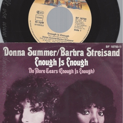 7" DONNA SUMMER & BARBRA STREISAND