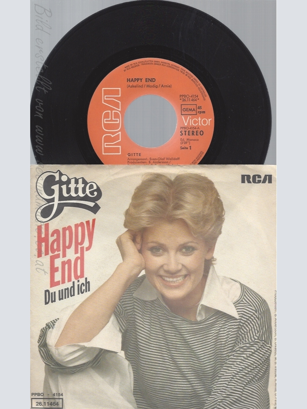 7" GITTE-- HAPPY END